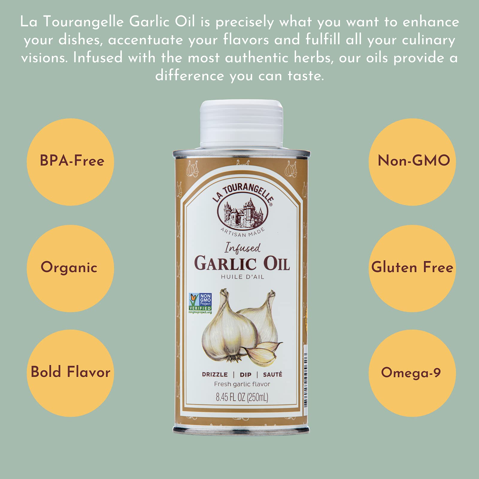 High-oleic sunflower oil base suited for high-heat cooking