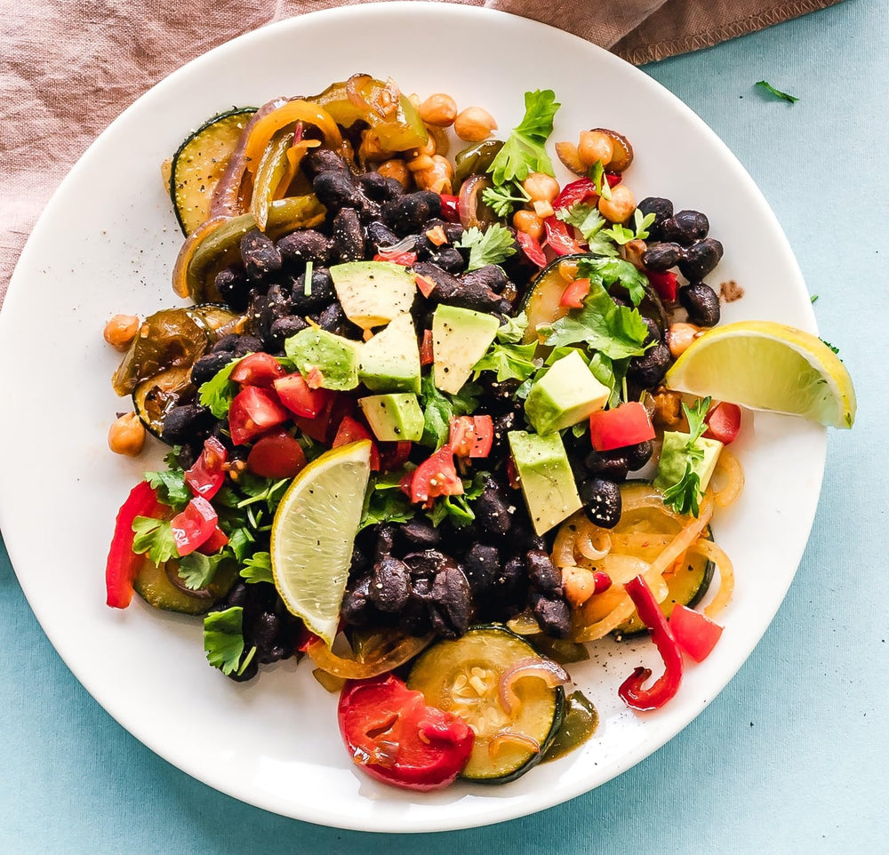 Cooking pot with High Plains Black Beans simmering and earthy aroma