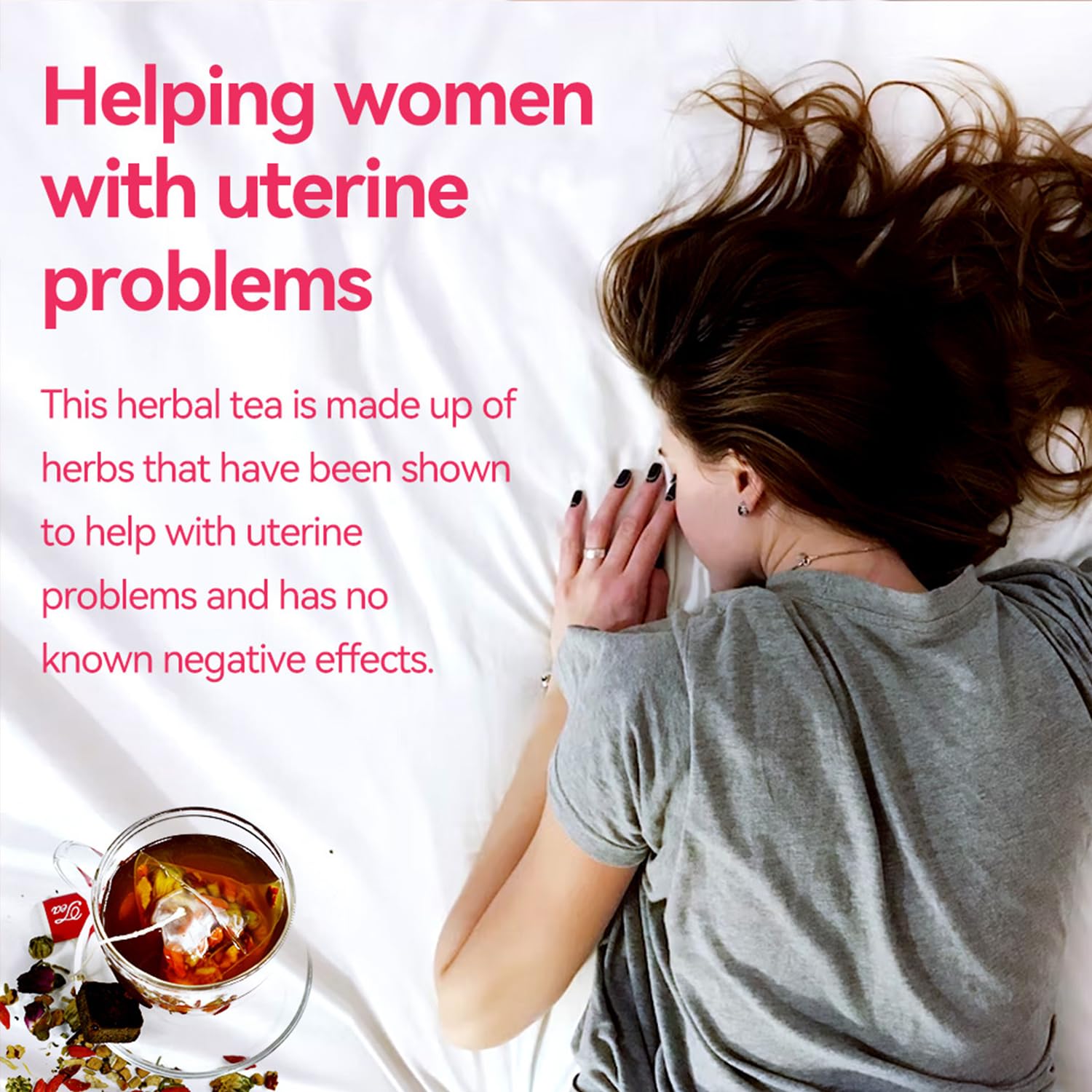 Hiherbs Fibroid Tea kitchen-scene ready to brew hot or cold for flexibility