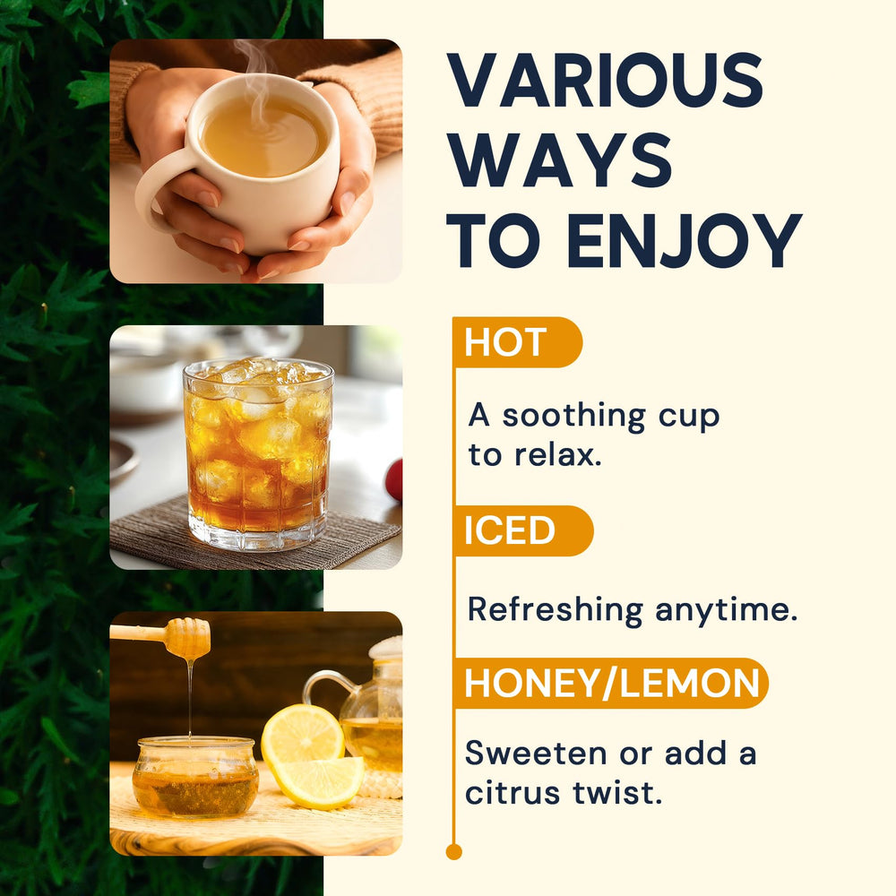 HIIHONE on-the-go packaging makes quick, flavorful tea anywhere.