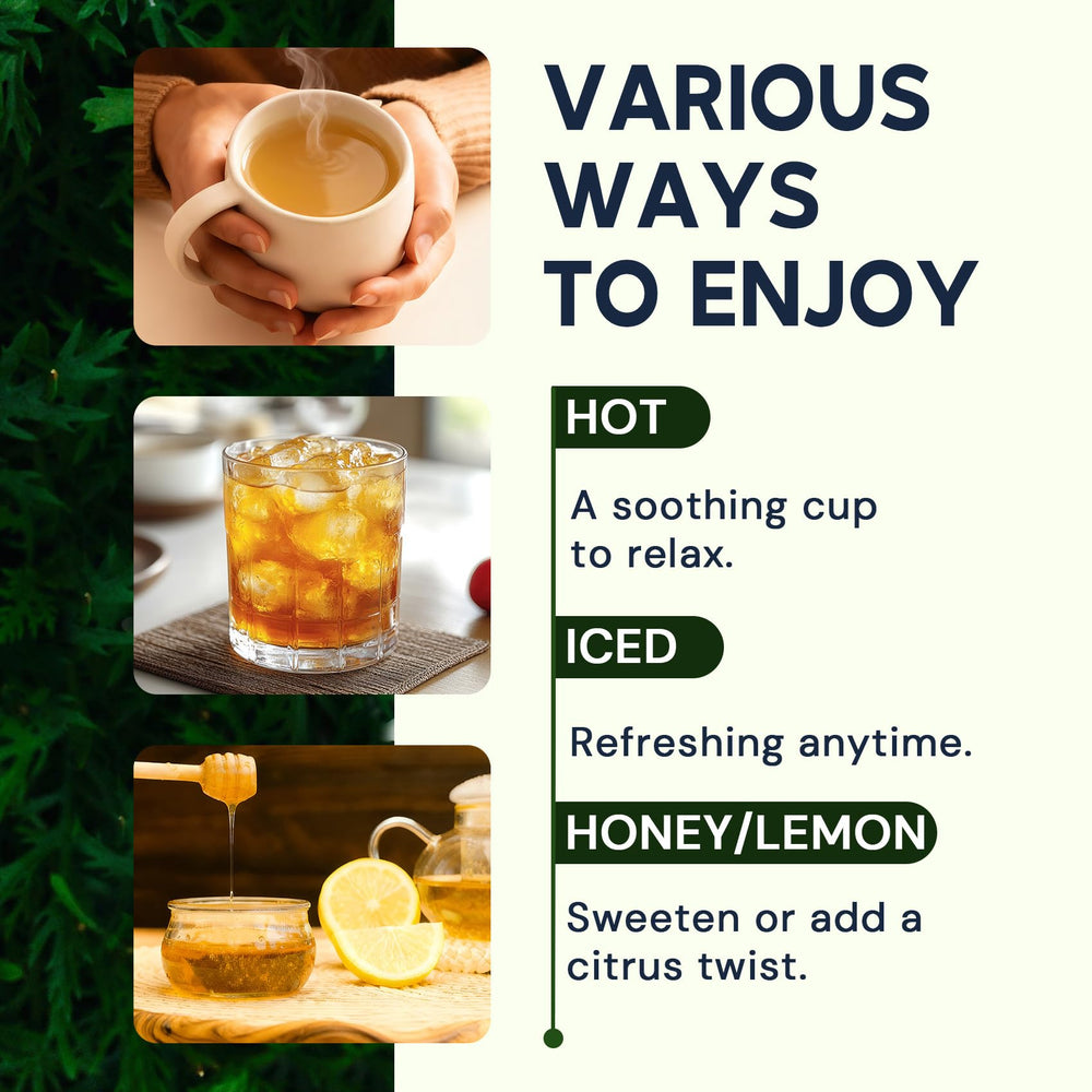 HIIHONE array of tea bags ready for on-the-go use.
