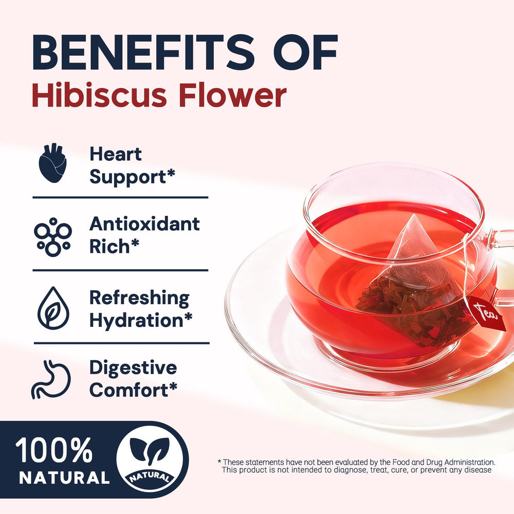 HIIHONE individually wrapped tea bags for freshness on the go