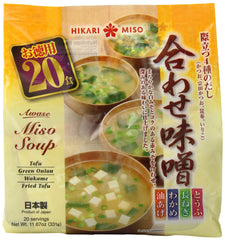 Hikari Miso instant Awase Miso soup bowl for quick, flavorful meals.