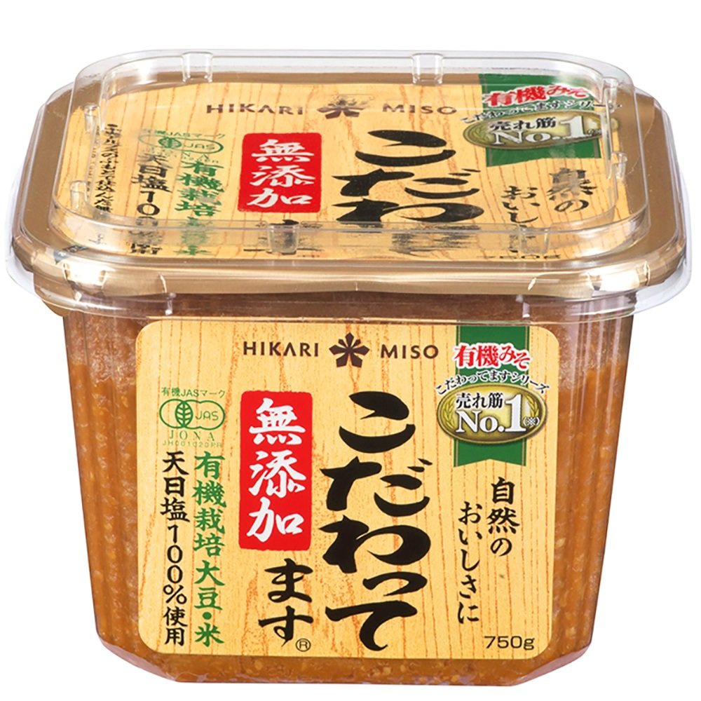 Hikari Miso red koji miso 750g jar for rich soups.