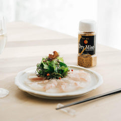 Nobu dry miso flakes brighten salads with savory depth.