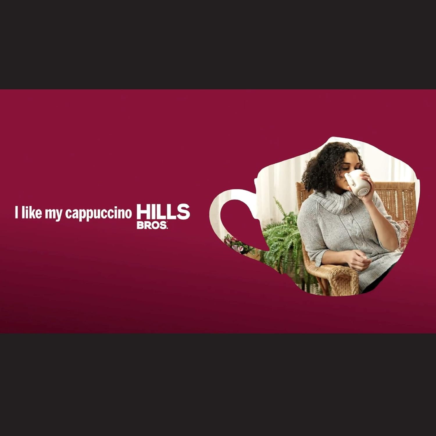 Hills Bros Cappuccino Mix 16oz pack for on-the-go convenience.