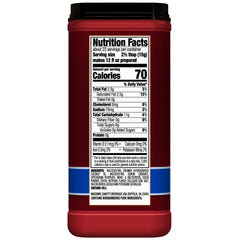 Hills Bros Cappuccino Mix frothy cup shows quick, café-style foam for busy mornings.