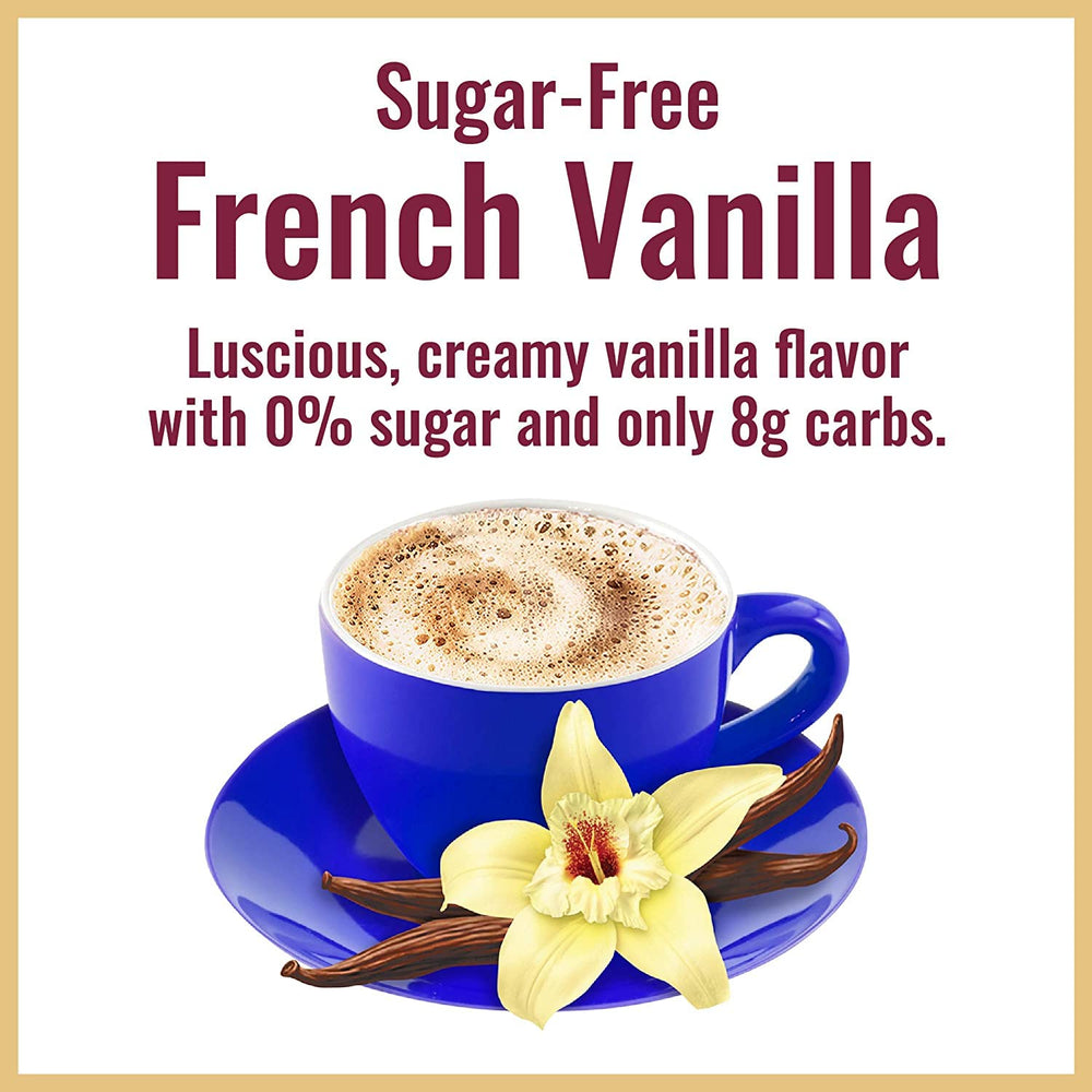 Hills Bros Cappuccino Mix scoop-dispense demonstrates simple, fast preparation.