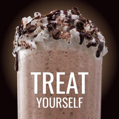 Hills Bros Frappes Toffee Butter Cake with whipped cream for dessert-inspired richness.