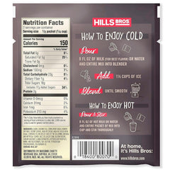 Hills Bros Frappes Vanilla Cream in a mug for a smooth hot or cold delight.