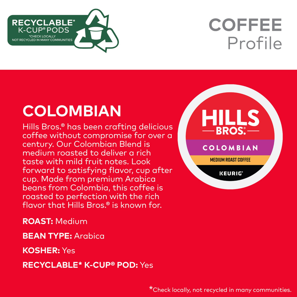 Hills Bros morning ritual with a Keurig single-serve cup.