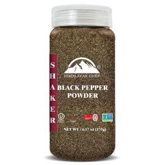 Himalayan Chef black pepper powder shaker on counter for fresh seasoning