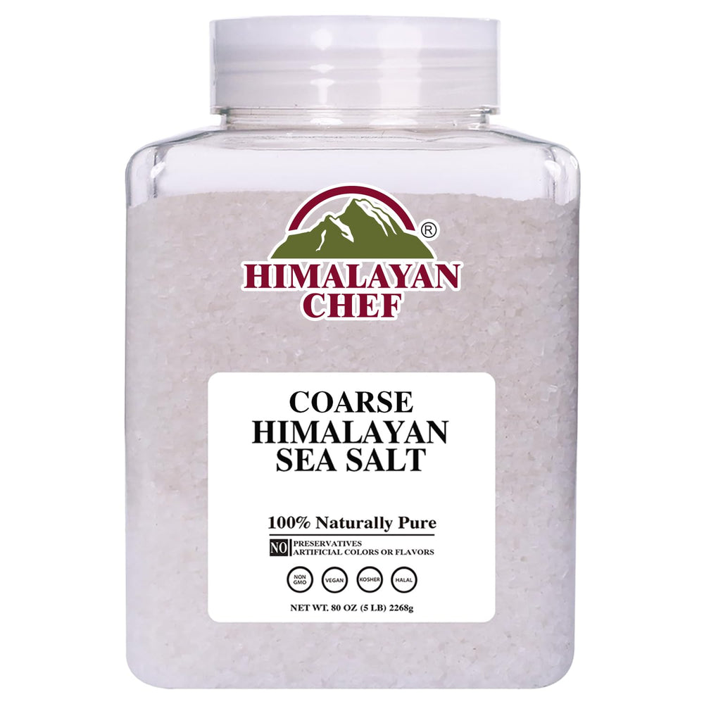 Himalayan Chef coarse salt crystals for grilling and seasoning.