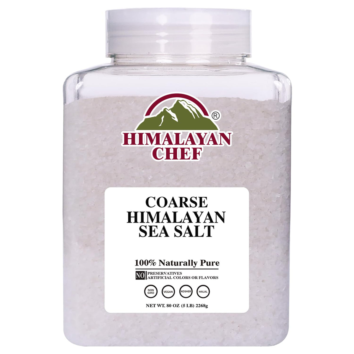 Himalayan Chef coarse salt crystals for grilling and seasoning.