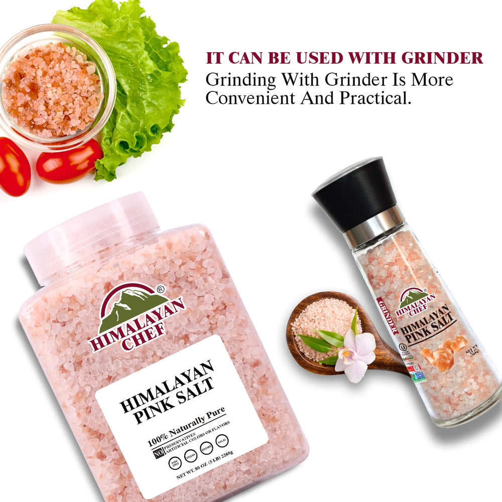 Himalayan Chef fine pink salt suitable for bath salts and cooking