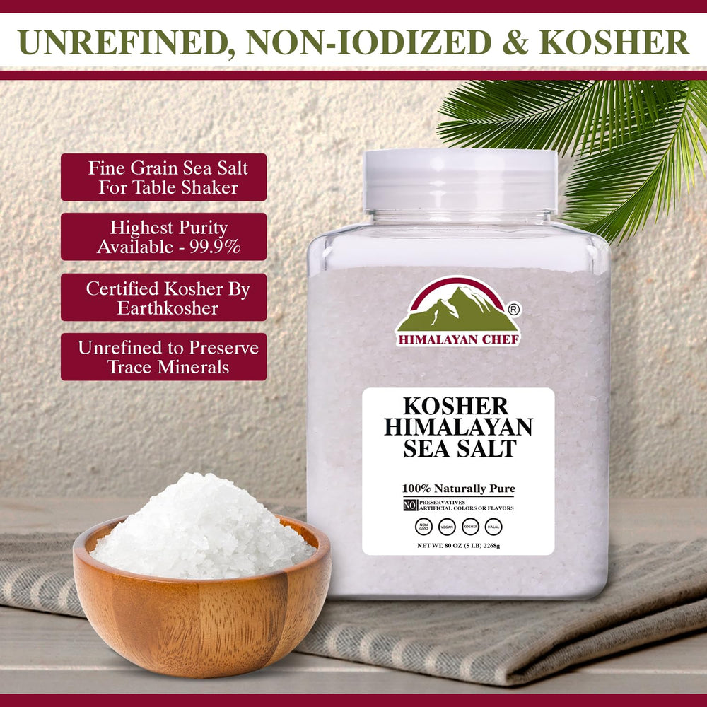 Himalayan Chef Kosher Sea Salt gift-ready packaging for cooks