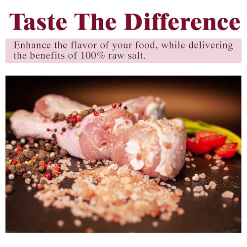 Himalayan Chef pink salt crystals close-up revealing mineral-rich texture.