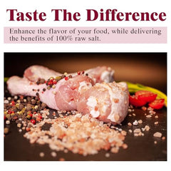 Himalayan Chef pink salt crystals close-up revealing mineral-rich texture.
