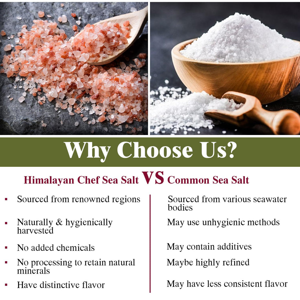 Himalayan Chef Pink Salt kitchen scene ready for cooking and table use.