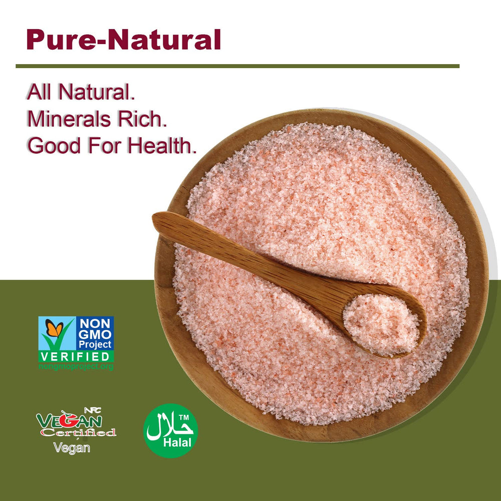 Himalayan Chef Pink Salt kitchen scene demonstrates culinary use and flavor enhancement.