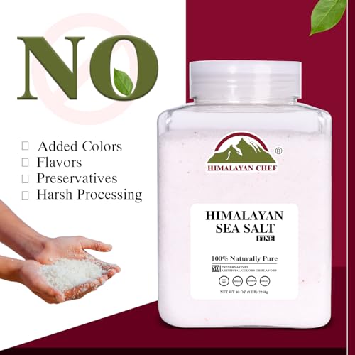 Himalayan Chef mineral-rich sea salt highlights a rich mineral profile