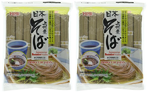 Hime dried soba product of Japan packaging emphasizes authentic origin.