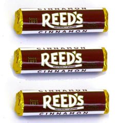 HIMI STORE Reed's Cinnamon hard candy 3-pack, individually wrapped for freshness and sharing