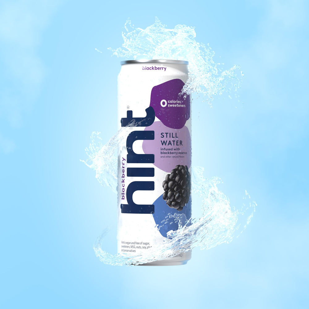 Hint can on table for quick, clean hydration anytime.