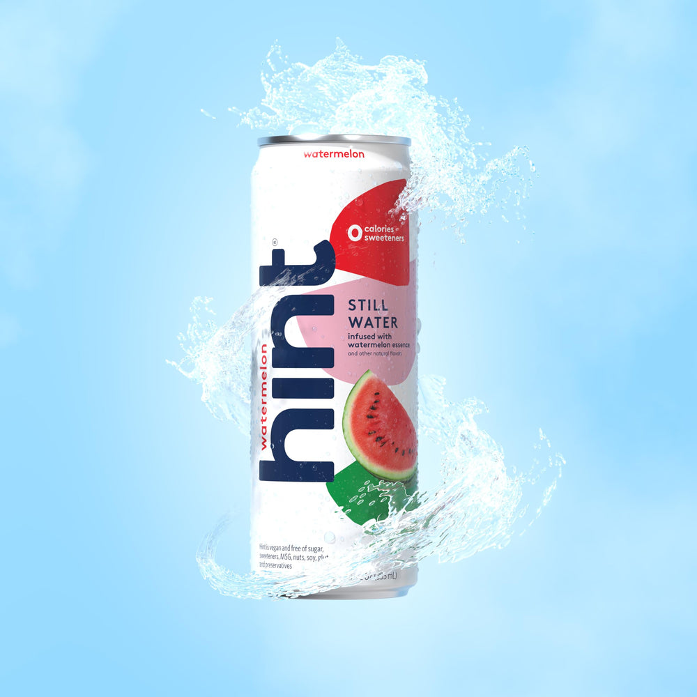 Hint Flavored Water shows vegan, kosher, gluten-free options for dietary needs.