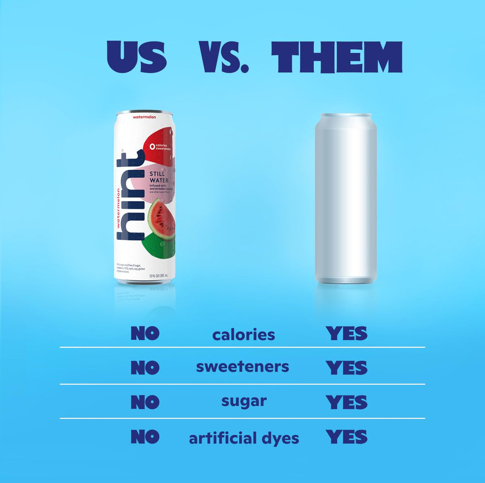 Hint Peach Raspberry flavor with true fruit essence for a tasty sip