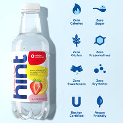 Hint 12-pack case shown for convenient hydration at home or work.