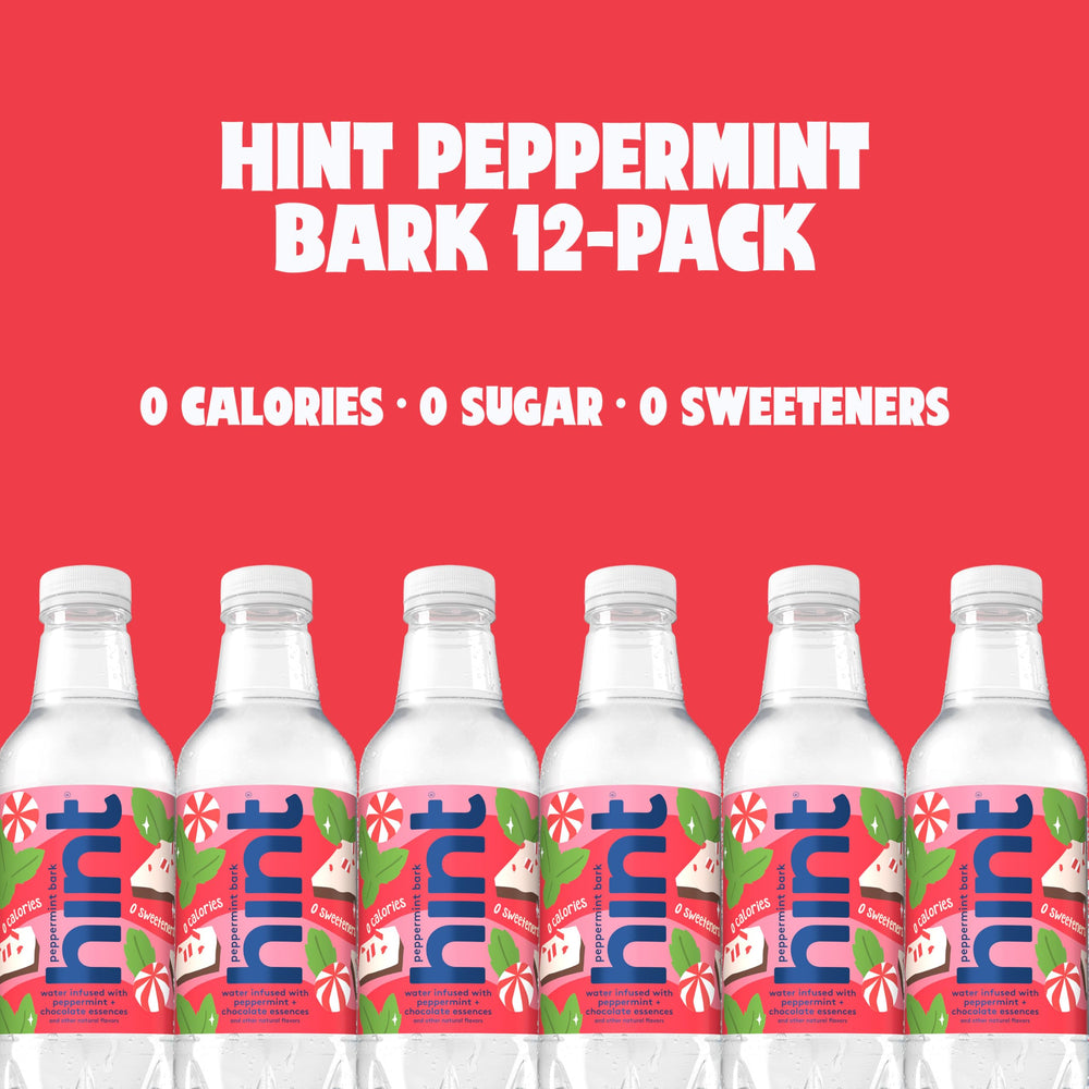 Hint purified water with crisp taste and no additives.