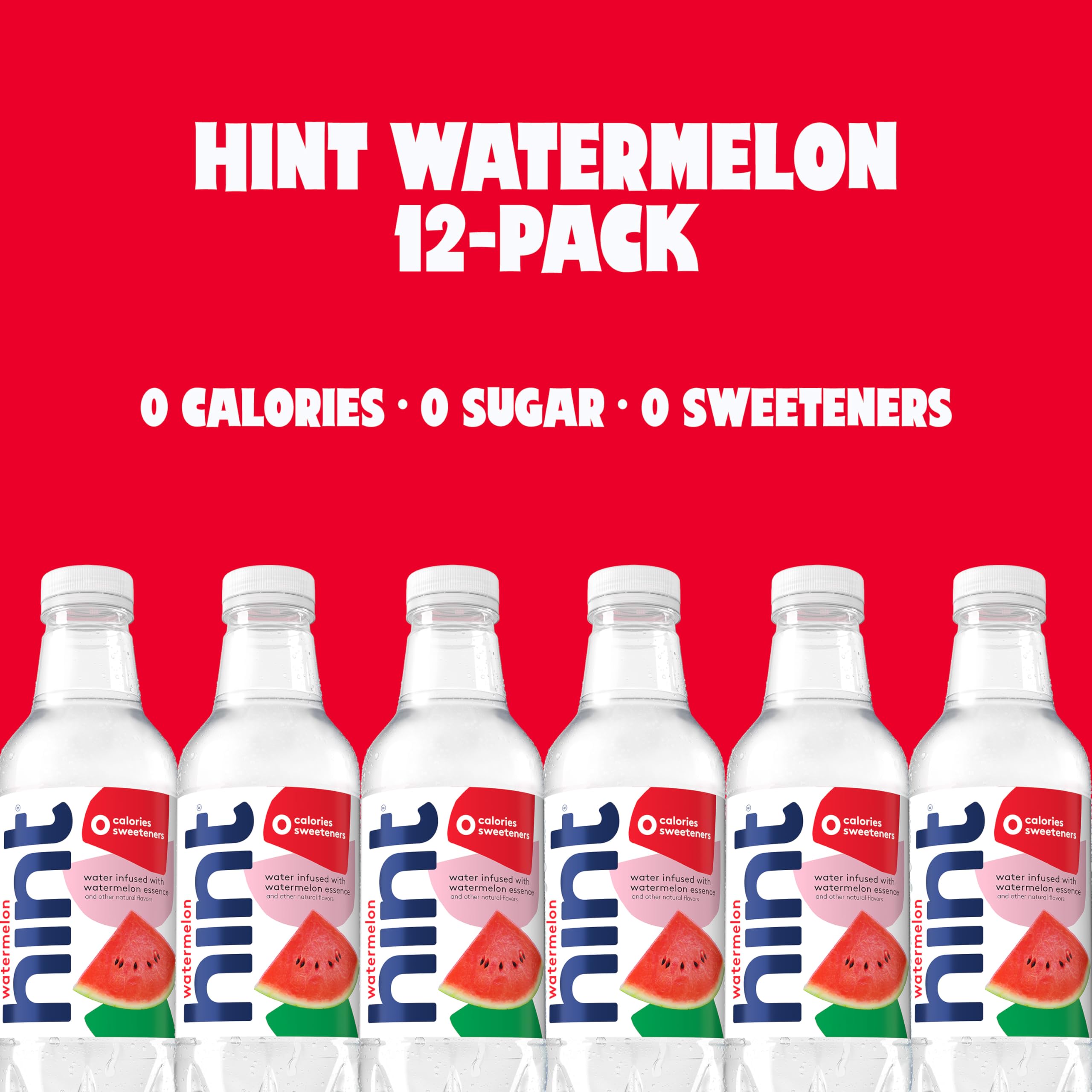 Hint Purified water with real fruit essences on label.