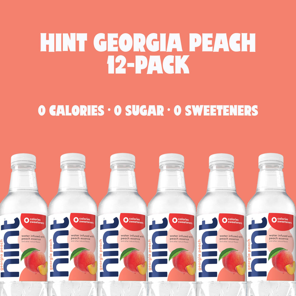 Hint still water with fruit essence offers a crisp, non-carbonated taste.
