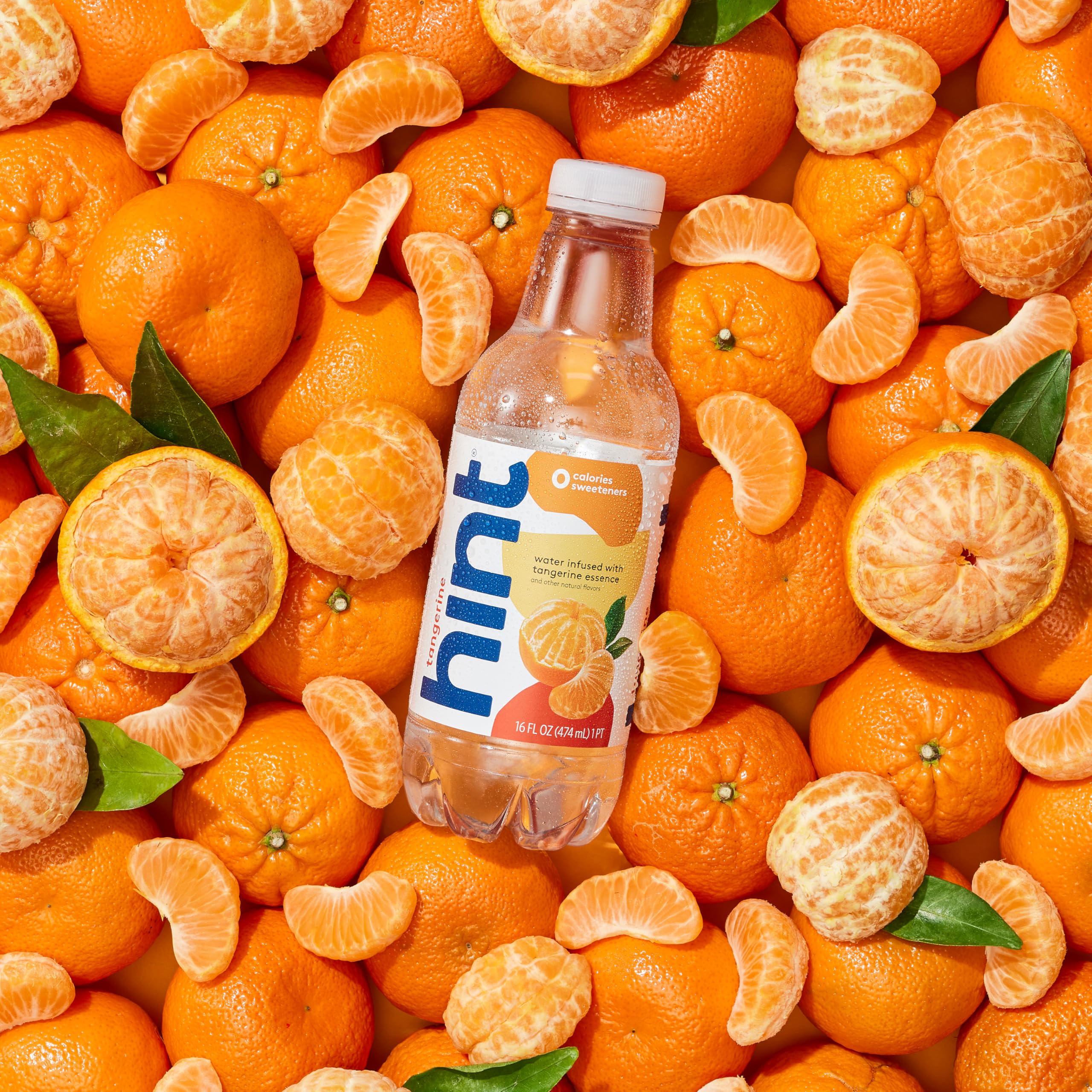 Still water with Hint Tangerine flavor delivering a refreshing sip