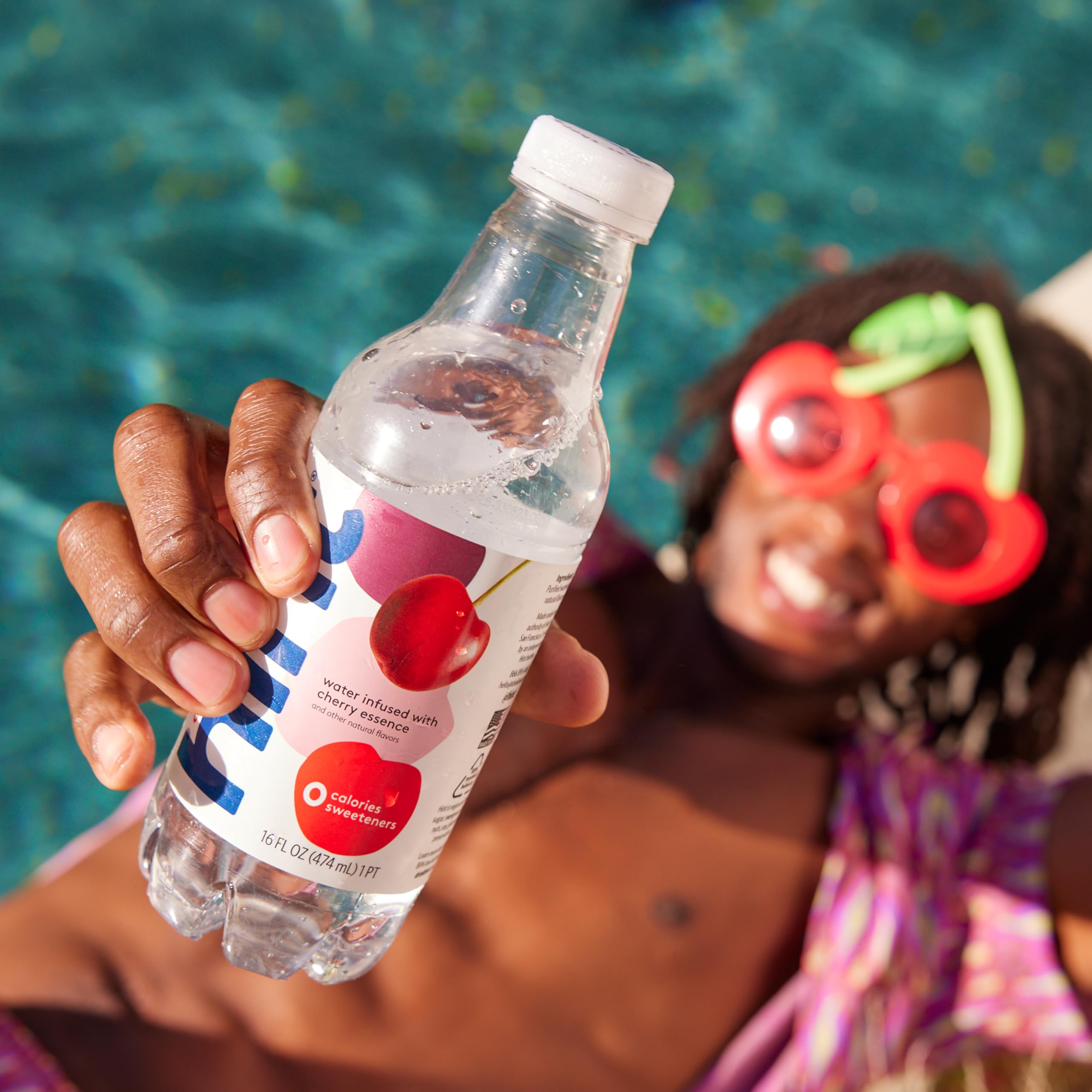 Hint still water cherry flavor, no artificial junk, smooth finish