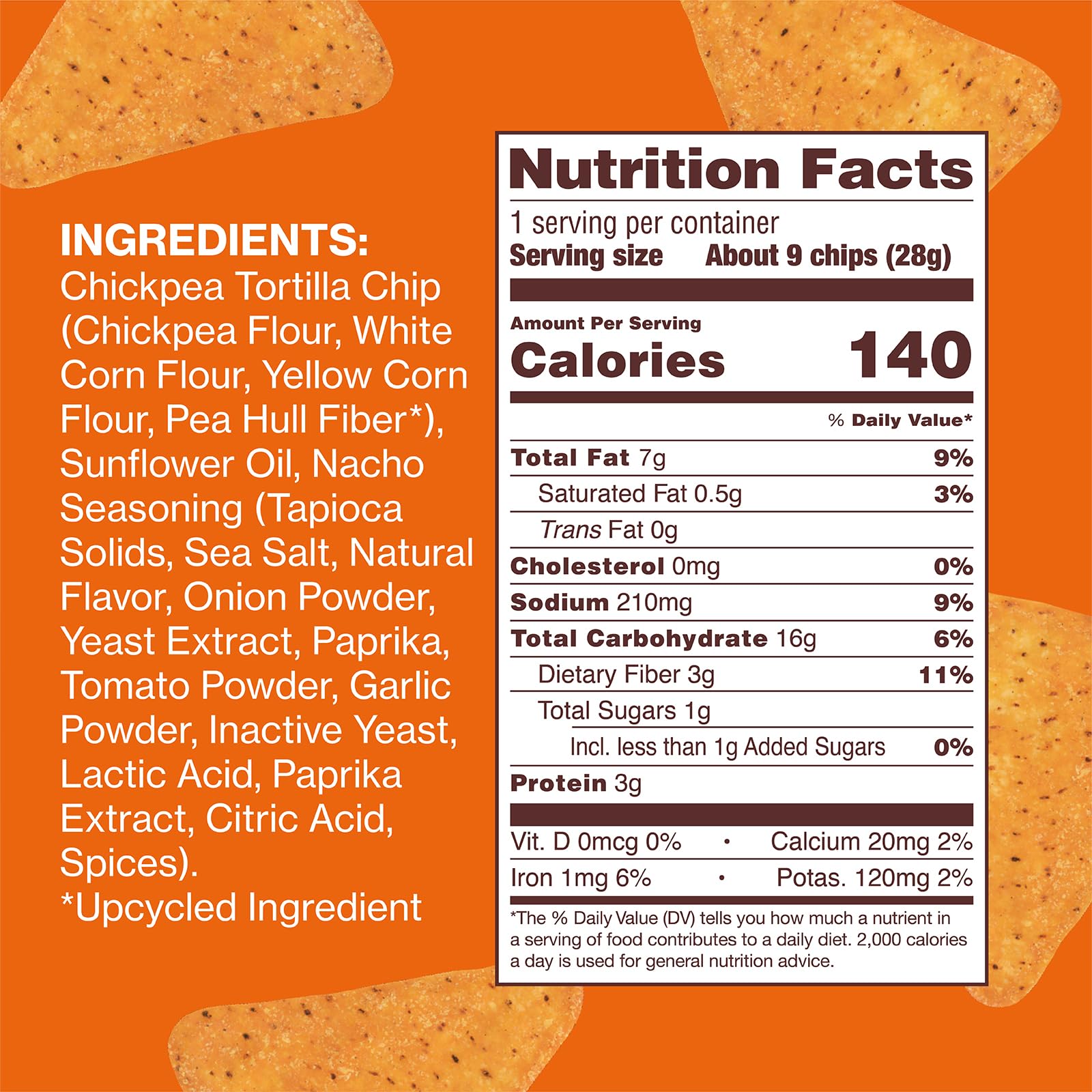 Close-up of HIPPEAS crunch highlights chickpeas and crisp texture for a satisfying bite