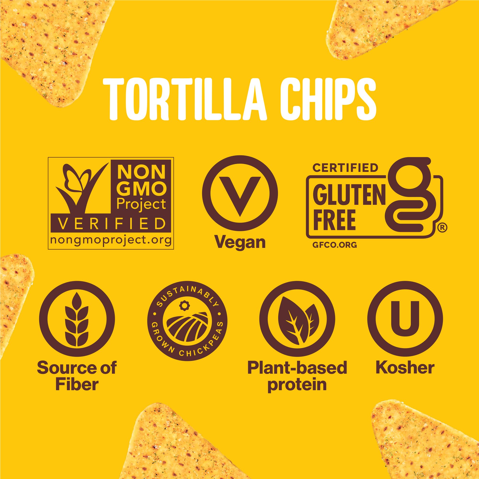 HIPPEAS Rockin' Ranch chips with salsa dip, great for game night
