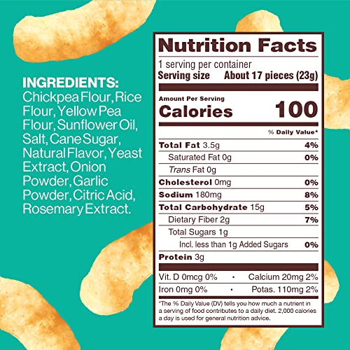 HIPPEAS vegan white cheddar bag highlights dairy free cheesy flavor