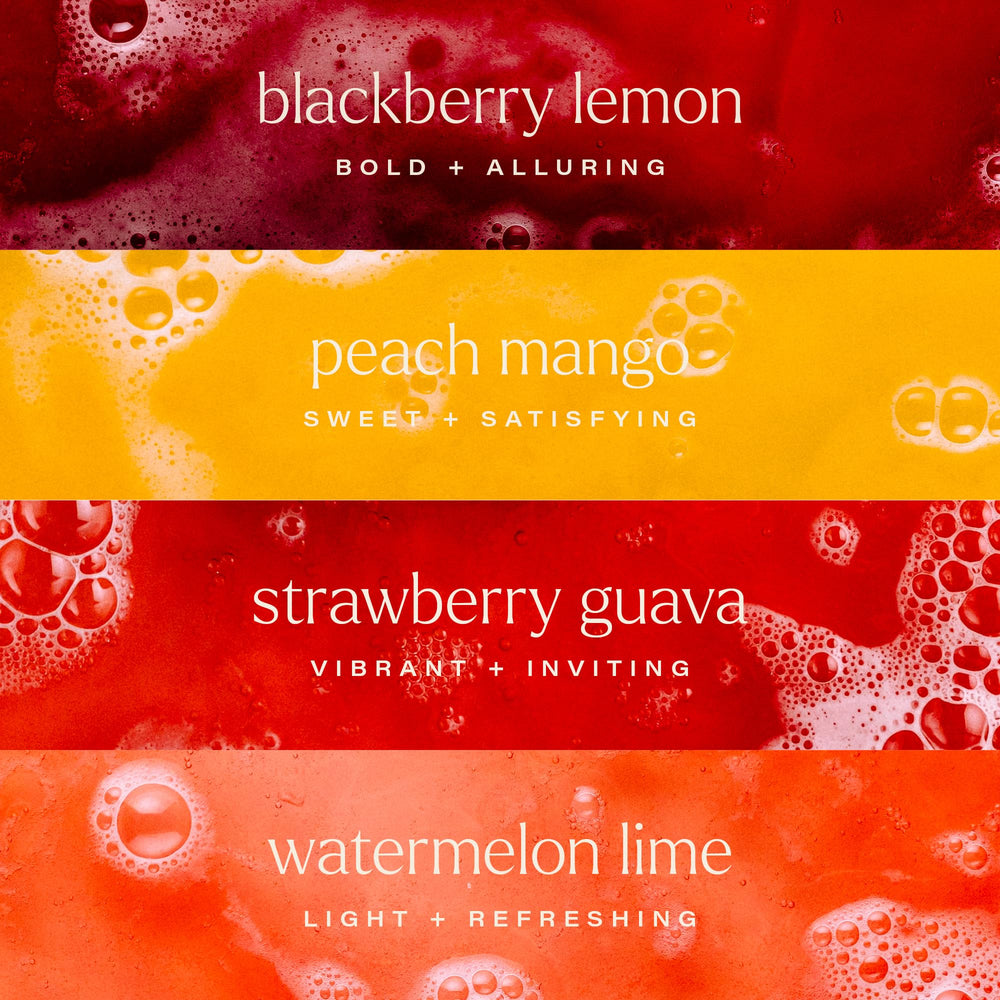 HIYO Strawberry Guava can with 30 calories for guilt-free refreshment.