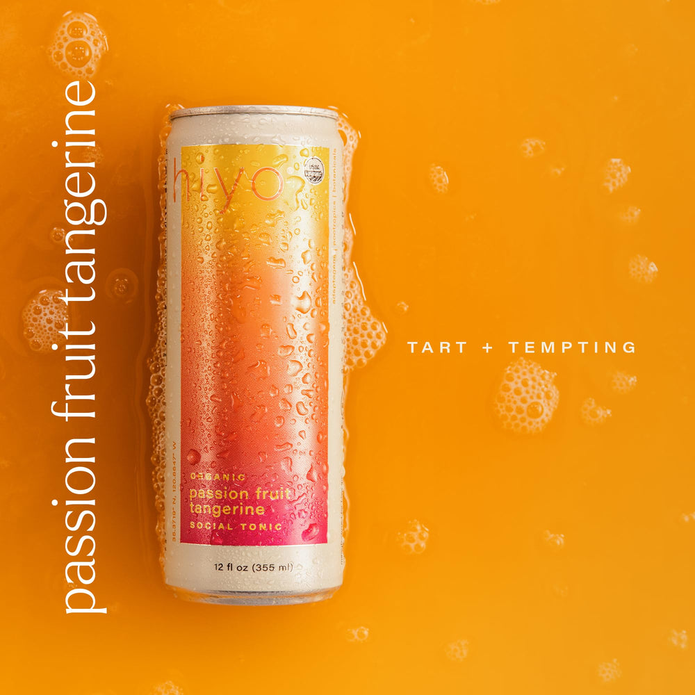 Hiyo ingredients close-up shows adaptogens and nootropics for balanced mood.