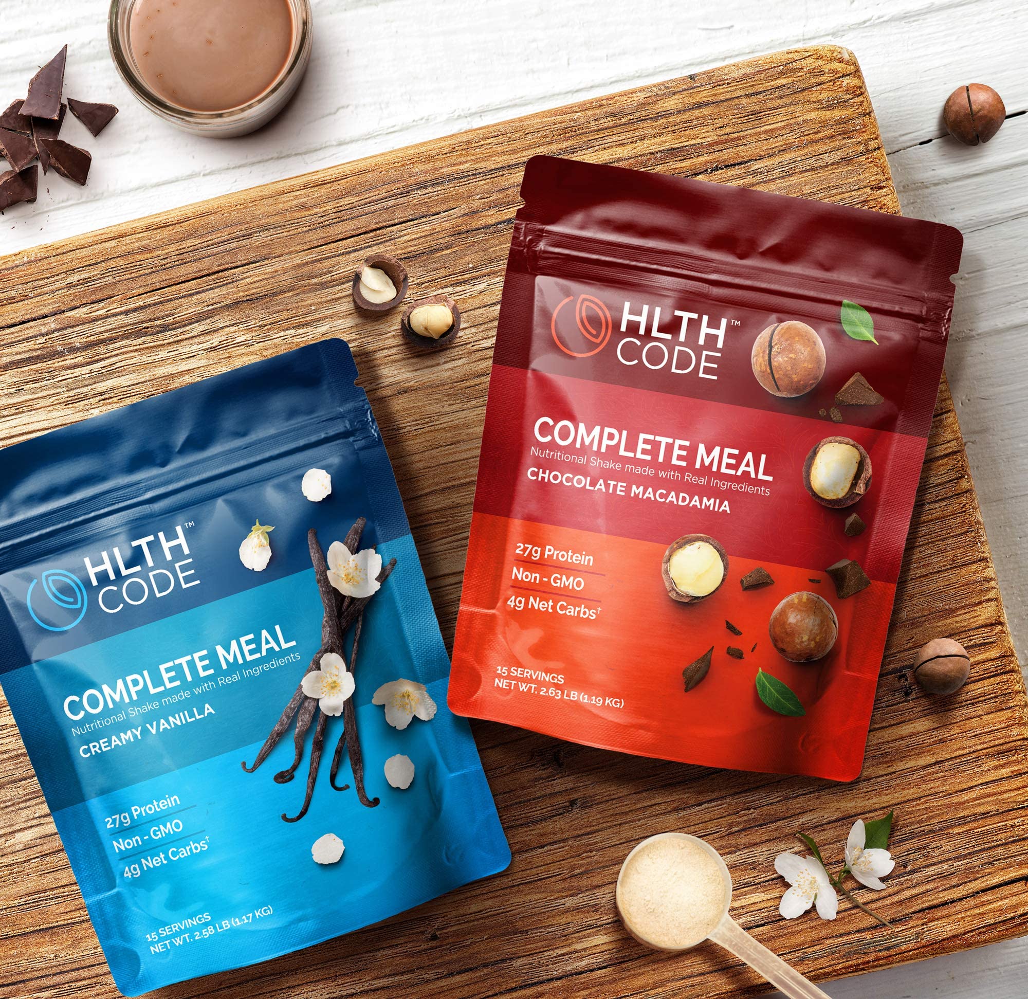 HLTH CODE creamy texture, enjoyable meal replacement you can sip anywhere.