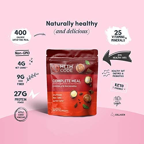 HLTH CODE probiotics and fiber, supports gut health in a shake.
