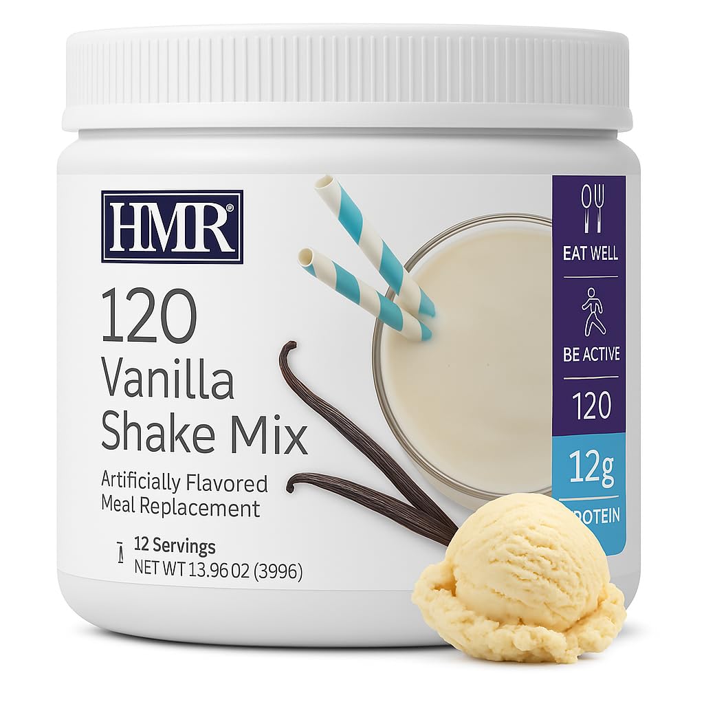 Resealable cap keeps vanilla shake powder fresh