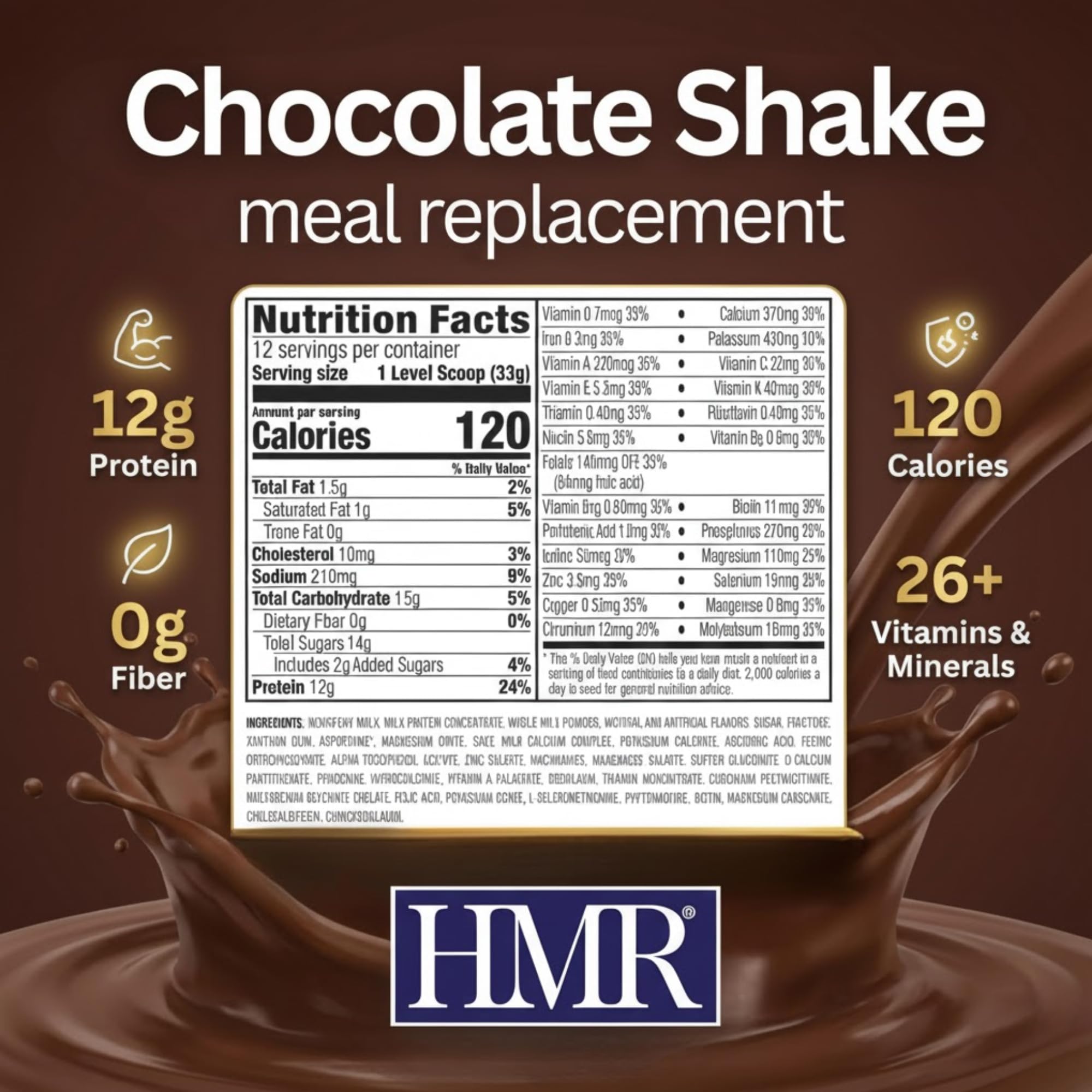 HMR chocolate shake mixing with fruits demonstrates versatile flavor customization.