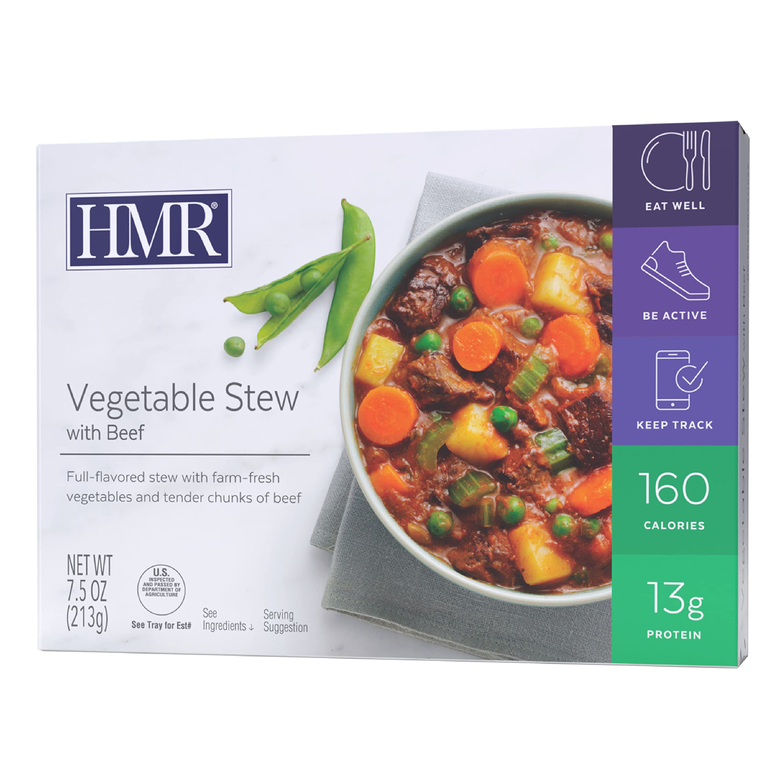 HMR Vegetable Stew with Beef entrée delivers rich flavor fast
