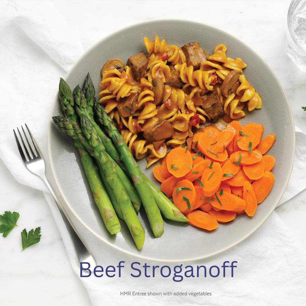 HMR Entrees Ready-to-Eat Dinner, microwave-ready and convenient for busy days.