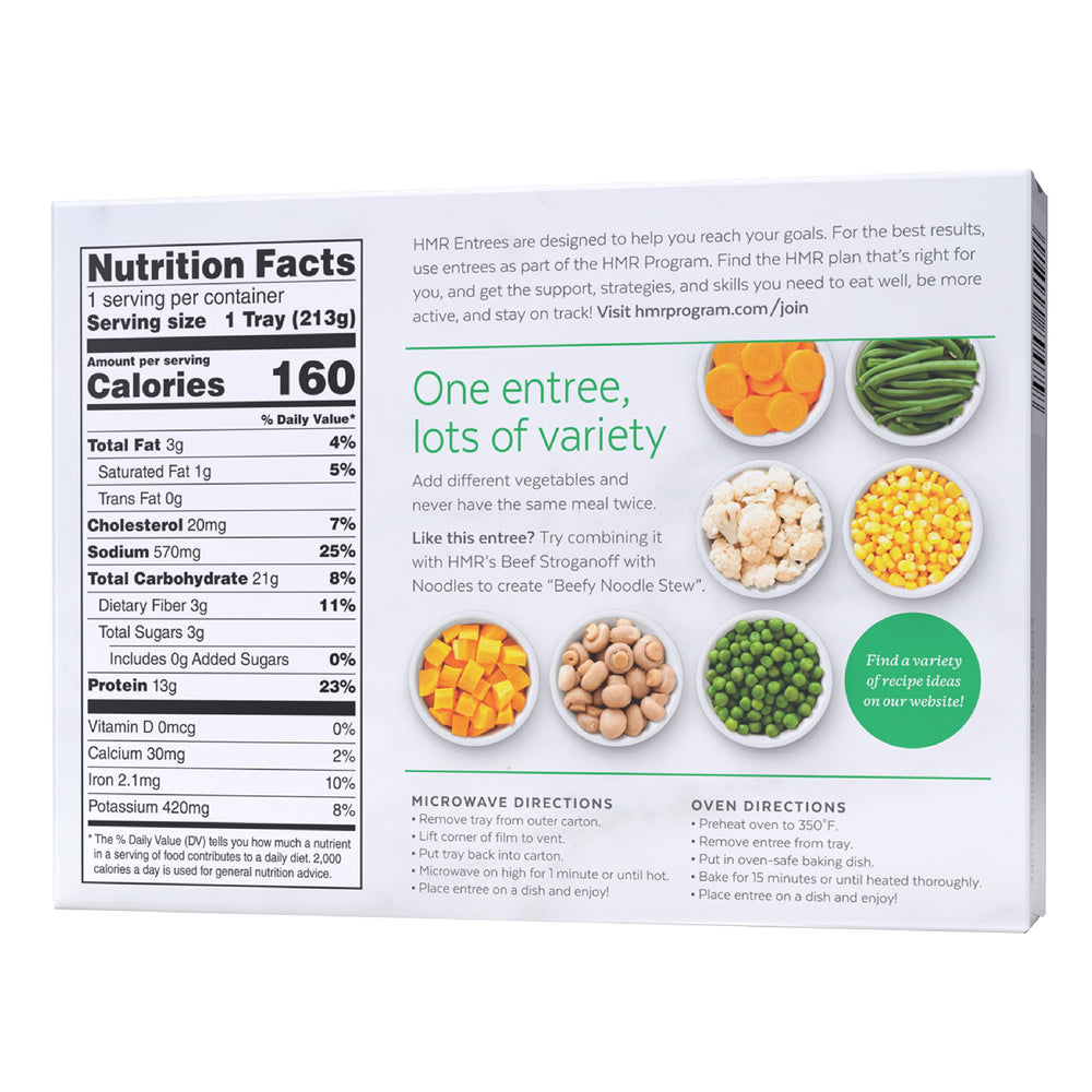HMR Entrees Vegetable Stew with Beef shelf-stable – stock up for on-demand dinners.