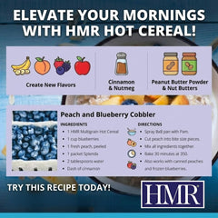 HMR multigrain hot cereal ready in minutes for speedy mornings.
