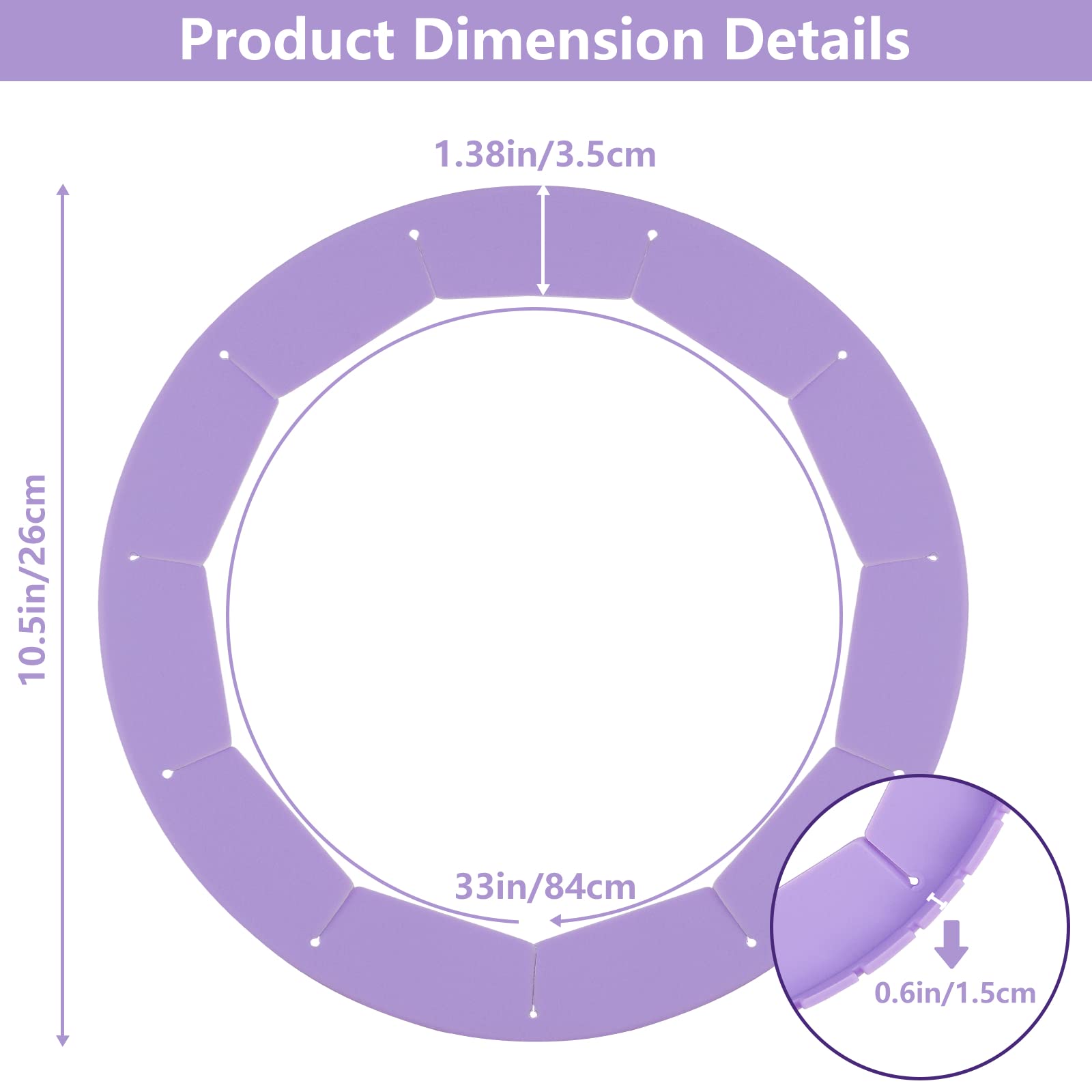 HOHUIGO two-pack shields provide reusable crust protection for pies.